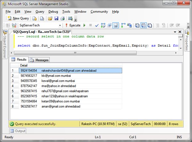 created scalar function